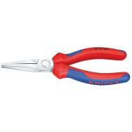 Pince à becs longs chromée avec gaines bi-matière 140 mm 30 15 140