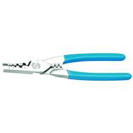 Pince à embout de fil avec prisme spécial 220 mm, isolée par trempage