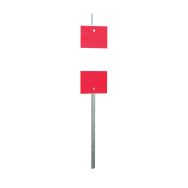 Piquet de chantier simple face