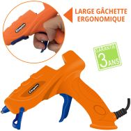 Pistolet à colle basse température Cléopâtre + 2 recharges OFFERTES