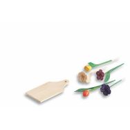 Planchette en bois à décorer (Lot de 12)