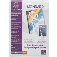 Plat de couverture pour reliure en PVC 200 microns - A4 - Exacompta - 500 pièces