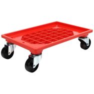 Plateau 4 roulettes pivotantes Force 250 kg - 600 x400 mm