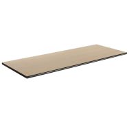 Plateau de table 70 x 50 cm revêtu stratifié hêtre chants surmoulés