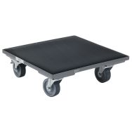 Plateau roulant revêtement caoutchouc - Force 400 kg - Manutan Expert