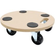 Plateau roulant rond - Force 200 kg - Manutan Expert