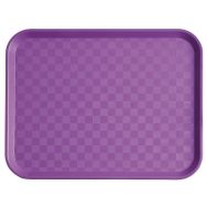 Plateau self en polypropylène 46x36 cm violet