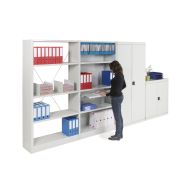 Plinthe pour rayonnage Bur'class Largeur 100 cm coloris Gris