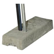 Plot béton pour pied Ø 35 mm et 30 x 30 mm