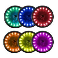 Plot de réaction lumineux Push Puck Megaform - Lot de 6
