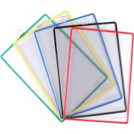 Poche à anse A4 - portrait - grand coté - Lot de 10 assortis
