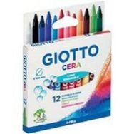 Pochette 12 crayons cire Omyacolor Giotto