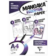 Pochette Mangaka Essential Paper A4 15F assortis 3 papiers