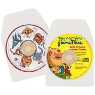 Pochette adhésive CD, DVD. (Sachet de 10)
