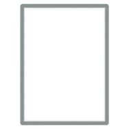 Pochette cadre d'affichage adhésive Magneto 500 x 700 mm Gris