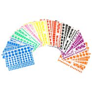 Pochette contenant 40 feuilles gommettes (4800 gommettes)