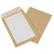 Pochette dos en carton kraft brun - Boîte de 100 - GPV Pack'n Post