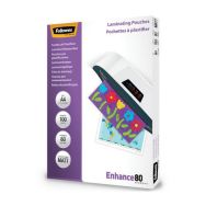 Pochette plastification A4 80 microns par face MAT (boîte de 100)