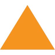 Pointe de flèche adhésive LeanStripe - Orange - Ergomat