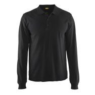 Polo manches longues noir