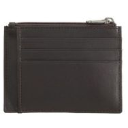 Porte-cartes 6 fentes avec porte-monnaie noir
