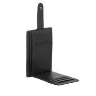 Porte-cartes 9 fentes avec porte monnaie noir