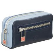 Porte-clés porte-monnaie bleu marine