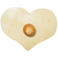 Porte-serviettes cœur 150 x 120 mm