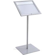 Porte menu logo sur pied pour 2 feuilles A4