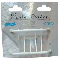 Porte savon grille fil plast.blc 72001