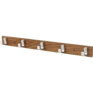 Porte serviette mural Bois/Argent - Gardelux