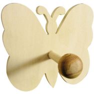 Porte serviettes papillon 140 x 130 mm
