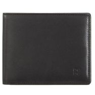 Portefeuille RFID 10 poches avec porte-monnaie noir