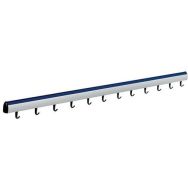 Portemanteau mural Allure - modèle 1 - Bleu - Nbr patère : 10 Bleu