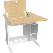 Poste Man Modulo escamotable, support UC barre - Manutan Expert