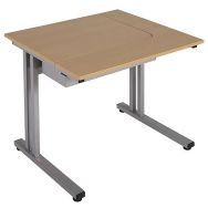 Poste informatique rangement écran plat sécurisé - MBA
