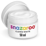 Pot 50ml maquillage blanc de clown