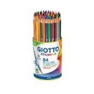 Pot de 84 crayons couleurs assorties Omyacolor Giotto Stilnovo 2