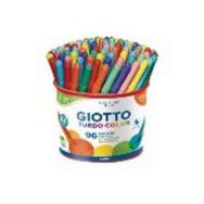 Pot plastique 96 feutres Turbolcolor Giotto pointe 2.8 mm