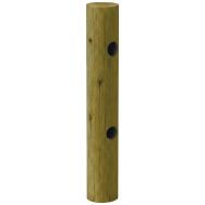 Poteau Normandie 2 lisses - Mobextan