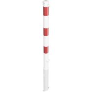Poteau amovible blocage triangulaire réfléchissant 2 anneaux-Schake