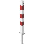 Poteau blocage à bétonner manchon réfléchissants 2 anneaux