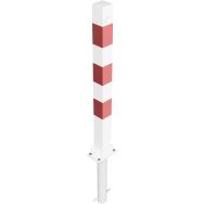 Poteau blocage triangulaire à bétonner manchon réfléchissant - Schake