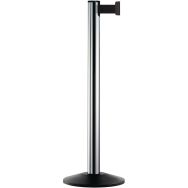 Poteau chromé à sangle 2,3m