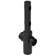 Poteau de connexion central barrière modulaire - Kit Triple