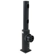 Poteau de connexion d'extrémité barrière modulaire