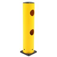 Poteau de connexion d'extrémité barrière modulaire