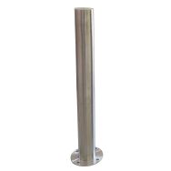 Poteau de protection avec platine - Inox 316