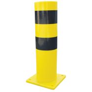 Poteau de protection flexible Diamètre 270 mm jaune/noir