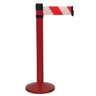Poteau intérieur rouge à sangle 4mx10cm - Viso